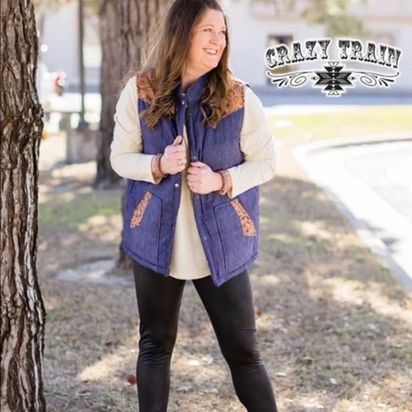 Crazy Train Women's John Wayne Vest  Size XS - Picture 1 of 5